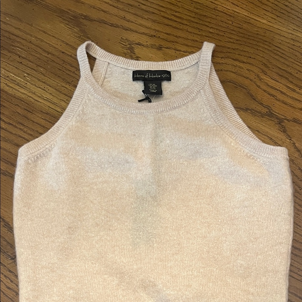 House of Harlow cashmere tank sweater, size XS and Medium, NWT - Picture 2 of 11